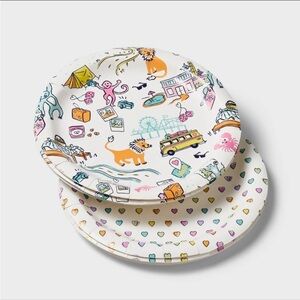 NWT Rabbit x Target 10ct Assorted Paper Plate Set - Roller